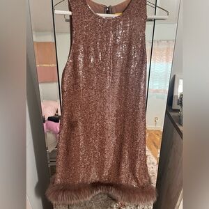 alice and olivia sequin dress